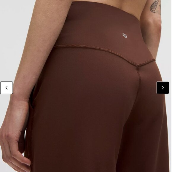 Lululemon Align High-Rise Wide-Leg Pant 31" | Brown Size 4 - Picture 7 of 7